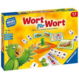 Wort für Wort - Kinderspiel ab 6 Jahre - Wörter lesen, schreiben und buchstabieren