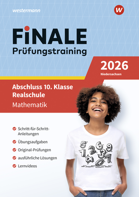 FiNALE Prüfungstraining Abschluss 10. Klasse Realschule Niedersachsen - Mathematik 2026 Arbeitsbuch mit Lösungsheft und Lernvideos