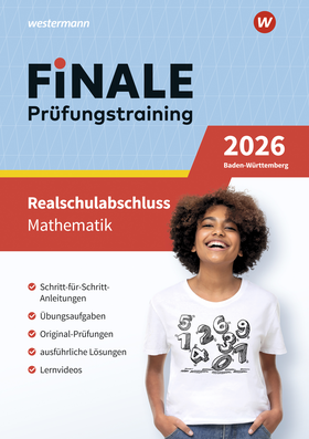 FiNALE Prüfungstraining Realschulabschluss Baden-Württemberg - Mathematik 2026 Arbeitsbuch mit Lösungsheft und Lernvideos