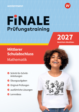 FiNALE - Prüfungstraining Mittlerer Schulabschluss Nordrhein-Westfalen - Mathematik 2027 Arbeitsbuch mit Lösungsheft und Lernvideos