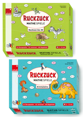 Set Ruckzuck Mathespiele - Einmaleins und Rechnen bis 20