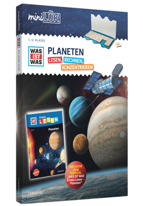miniLÜK - 1./2. Klasse - miniLÜK-Set WAS IST WAS PLANETEN — Lesen, Rechnen, Konzentrieren