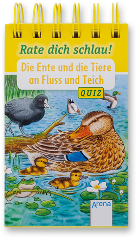 Die Ente und die Tiere an Fluss und Teich - Rate dich schlau! Quiz