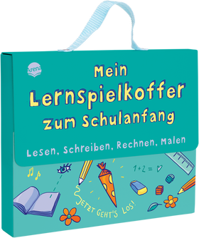 Mein Lernspielkoffer zum Schulanfang. Lesen, Schreiben, Rechnen, Malen
