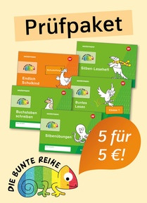 Produktabbildung zu DIE BUNTE REIHE - Deutsch - Prüfpaket Deutsch Anfangsunterricht (5 Hefte)