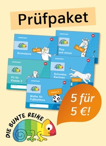 Produktabbildung zu Bunte Reihe Mathe Klasse 2 (5 Hefte) - Prüfpaket