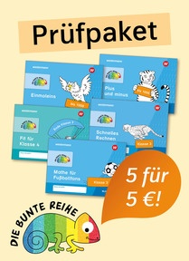 Produktabbildung zu Bunte Reihe Mathe Klasse 3 (5 Hefte) - Prüfpaket