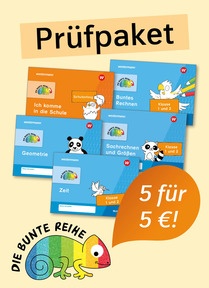Produktabbildung zu Bunte Reihe Buntes Mathe-Prüfpaket Klasse 1/2 - Prüfpaket