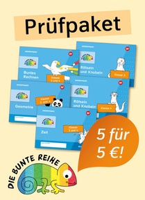 Produktabbildung zu Bunte Reihe Buntes Mathe-Prüfpaket Klasse 3/4 - Prüfpaket