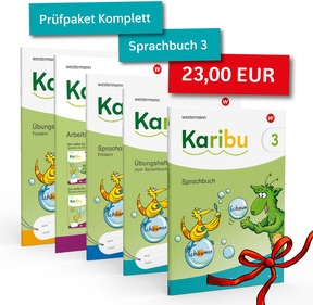 Produktabbildung zu Paket Karibu KOMPLETT - Sprachbuch 3 - Prüfpaket