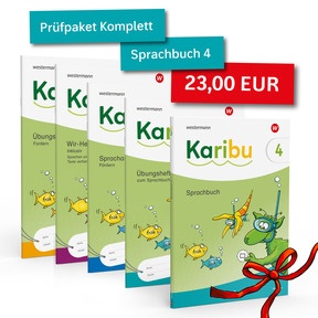 Produktabbildung zu Karibu - Ausgabe 2024 - Paket Karibu KOMPLETT - Sprachbuch 4