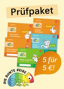 Produktabbildung zu DIE BUNTE REIHE - Deutsch - Prüfpaket Schulstart (5 Hefte)