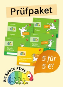 Produktabbildung zu DIE BUNTE REIHE - Deutsch - Prüfpaket Fördern Deutsch Klasse 3/4 (5 Hefte)