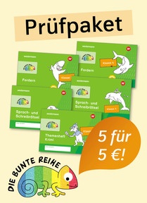 Produktabbildung zu DIE BUNTE REIHE - Deutsch - Prüfpaket Fordern Deutsch Klasse 3/4 (5 Hefte)