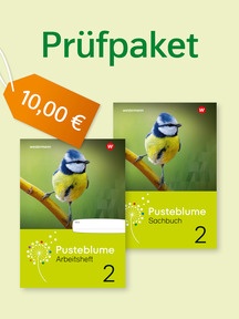 Produktabbildung zu Pusteblume Sachunterricht – Ausgabe 2026 für Baden-Württemberg, Bremen, Hessen, Niedersachsen, Nordrhein-Westfalen, Rheinland-Pfalz, Saarland und Schleswig-Holstein - Prüfpaket 2