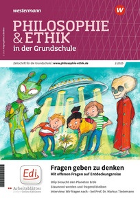 Produktabbildung zu Philosophie & Ethik in der Grundschule - Fragen geben zu denken – Mit offenen Fragen auf Entdeckungsreise - Ausgabe 2/2025 (Juni)