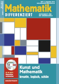 Produktabbildung zu Mathematik differenziert - Kunst und Mathematik - kreativ, logisch, schön - Ausgabe September Heft 3 / 2014