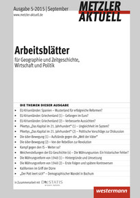 Produktabbildung zu Metzler aktuell - Arbeitsblätter - Ausgabe September 5 / 2015
