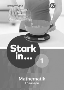 Produktabbildung zu Stark in Mathematik - Ausgabe 2016 - Lösungen 1 (Lernstufe 5/6)