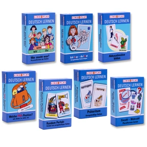 Produktabbildung zu DaZ Basisgrammatik - Set aus 7 Kartenspielen von LingoPlay