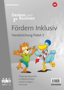 Produktabbildung zu Fördern Inklusiv - Ausgabe 2024 - Handreichung zu Paket 2 (Heft 5 - 9) - Denken und Rechnen