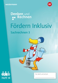 Produktabbildung zu Fördern Inklusiv - Ausgabe 2024 - Heft 14: Sachrechnen 3 - Denken und Rechnen