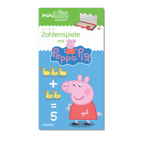 Produktabbildung zu miniLÜK - Kindergarten/Vorschule - Zahlenspiele mit Peppa Pig