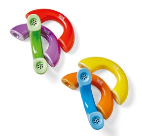 Produktabbildung zu Phoneme Phones - 6 Flüstertelefone im Set