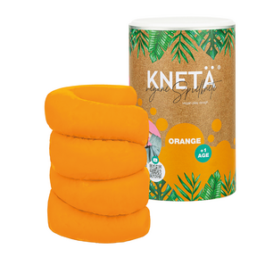 Produktabbildung zu KNETÄ® - Vegane Knete, orange - XXL-Dose, 1.000g