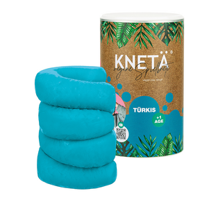 Produktabbildung zu KNETÄ® - Vegane Knete, türkis - XXL-Dose, 1.000g