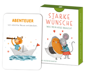 Produktabbildung zu Starke Wünsche - Bedürfniskarten für Kinder - Bedürfnisse verstehen - Stark werden