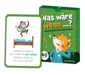 Produktabbildung zu Was wäre wenn ...?  - Kartenspiel mit Gedankenreisen für Kinder - Denken, Träumen und Staunen