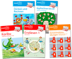 Produktabbildung zu miniLÜK - 1. Klasse - Das Lernpaket für Erstklässler