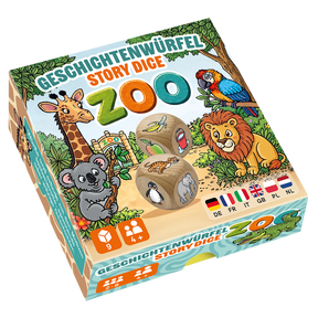 Produktabbildung zu Geschichtenwürfel Zoo - Würfeln, erzählen, kreativ sein!
