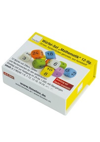 Produktabbildung zu Würfel-Set „Mathematik“ 12-tlg., 20 mm in Box