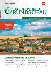 Produktabbildung zu Geographische Rundschau - Ländliche Räume in Europa - Ausgabe 5/2025 (Mai)