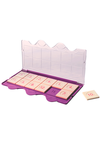 Produktabbildung zu miniLÜK Lösungsgerät - Klarsichtdeckel violett