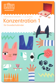 Produktabbildung zu LÜK - 1./2./3./4. Klasse - Fördern & Fordern - Konzentration 1