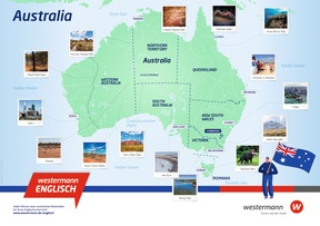 Produktabbildung zu Poster Australien/Neuseeland  ENG 2024