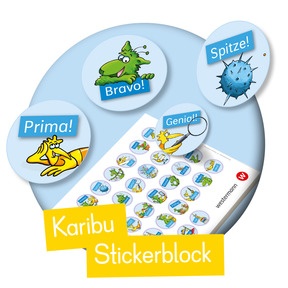 Produktabbildung zu Karibu - Ausgabe 2024 - Motivationssticker