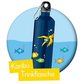 Produktabbildung zu Karibu Trinkflasche Edelstahl