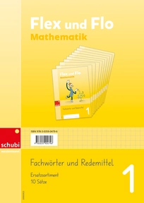 Produktabbildung zu Flex und Flo Mathematik - Nachkaufset - 10 Sätze Fachwörter und Redemittel 1