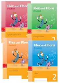 Produktabbildung zu Flex und Flora Deutsch - Lernpaket 2 – Deutschschweizer Basisschrift
