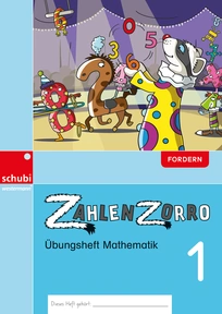 Produktabbildung zu Zahlenzorro Übungsheft Mathematik - Fordern 1 - Ausgabe Schweiz