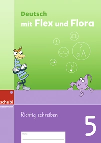 Produktabbildung zu Deutsch mit Flex und Flora - Richtig schreiben 5 - 1. Auflage 2025