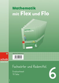 Produktabbildung zu Mathematik mit Flex und Flo - Nachkaufset Fachwörter 6