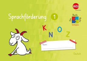 Produktabbildung zu Die Bunte Reihe Schweiz – Deutsch - Sprachförderung 1 Klasse 4/5