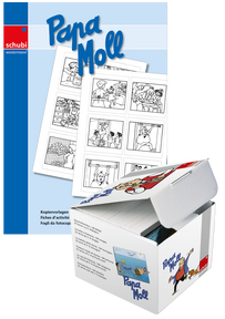 Produktabbildung zu Set: Papa Moll - Bilderbox 1 und Kopiervorlagen