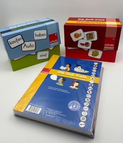 Produktabbildung zu Set: Die DaZ-Kiste - für Aufnahmeklassen und Anfangsunterricht - Materialsammlung, Bild- und Wortkarten