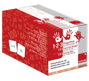 Produktabbildung zu 1-2-3 fingerfrei bei Dyskalkulie 4 - Multiplikation bis 100